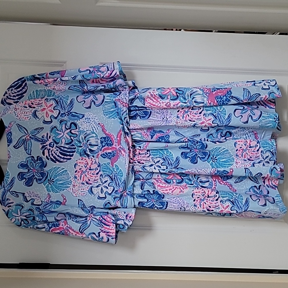 Lilly Pulitzer Minka Romper Multi Bahamas Beachcomber - Picture 7 of 8